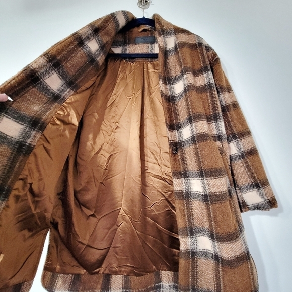 Blank NYC Plaid Cocoon Wanderer Oversized Coat Size Small - Picture 11 of 15